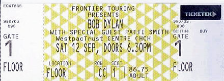 Christchurch Ticket