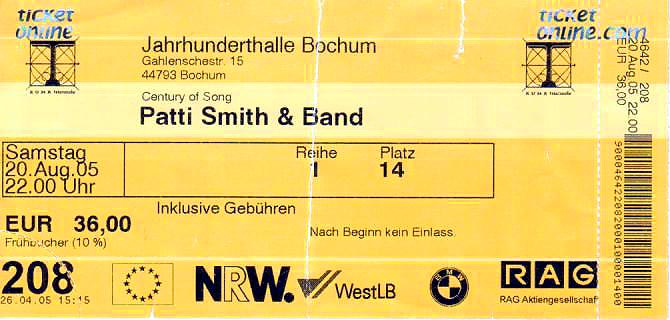 Ticket Bochum 1
