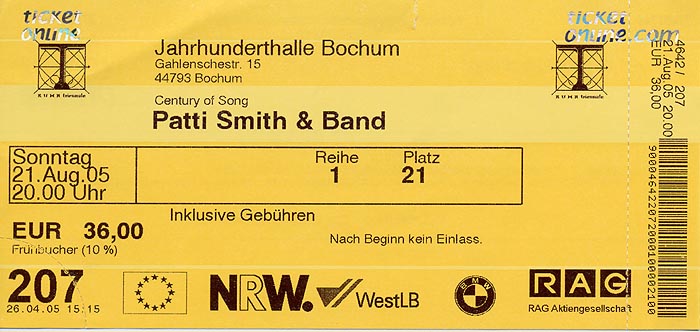 Ticket Bochum 2