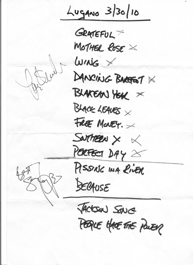 Setlist