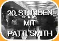 20 hours with Patti Smith